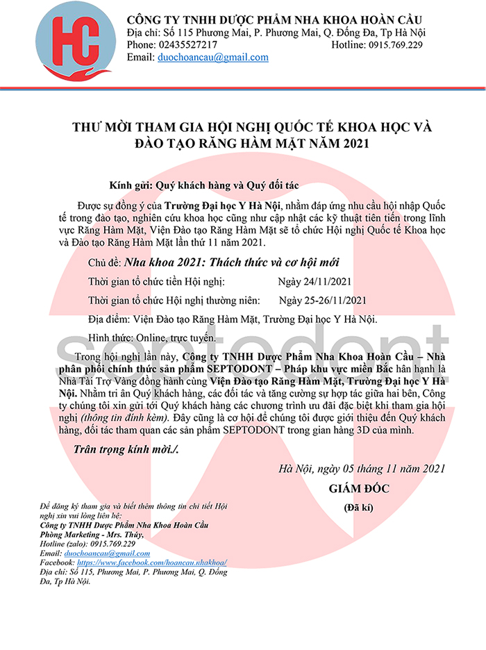 Thư Mời Bs & Ds Khách Mời