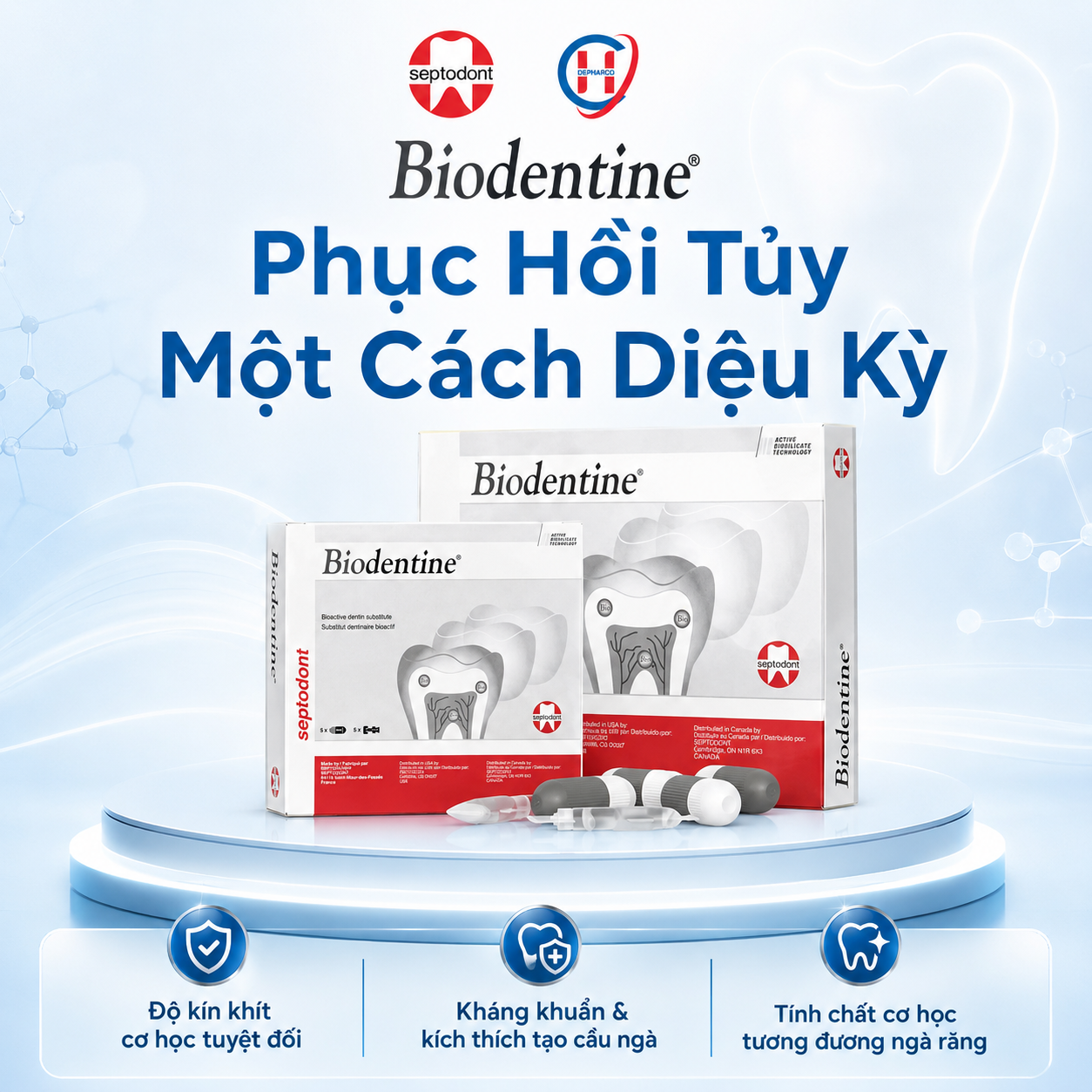 Bảo Tồn Tủy Bằng Biodentine 1