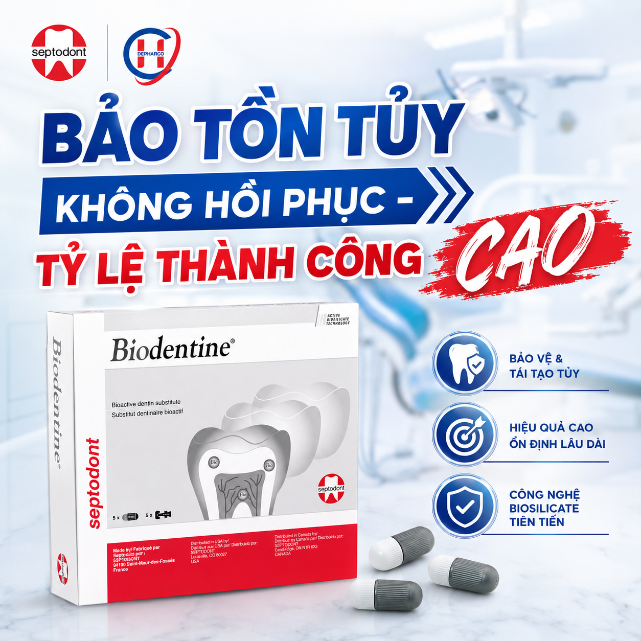 Bảo Tồn Tủy Bằng Biodentine