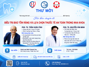 Hội thảo chuyên đề tại Huế: Điều trị bảo tồn răng và lựa chọn thuốc tê an toàn trong nha khoa
